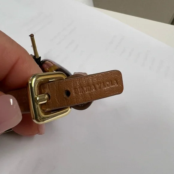 Chic Tortoiseshell and Gold Women's Bracelet - Picture 7 of 8